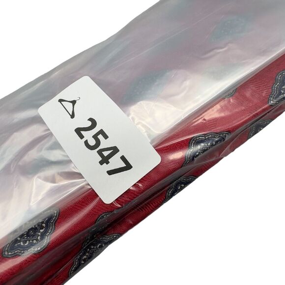 X'andrini 100% Silk Dress Tie Made in USA Geometric Medallion Print 60" 3.5" - Picture 11 of 11